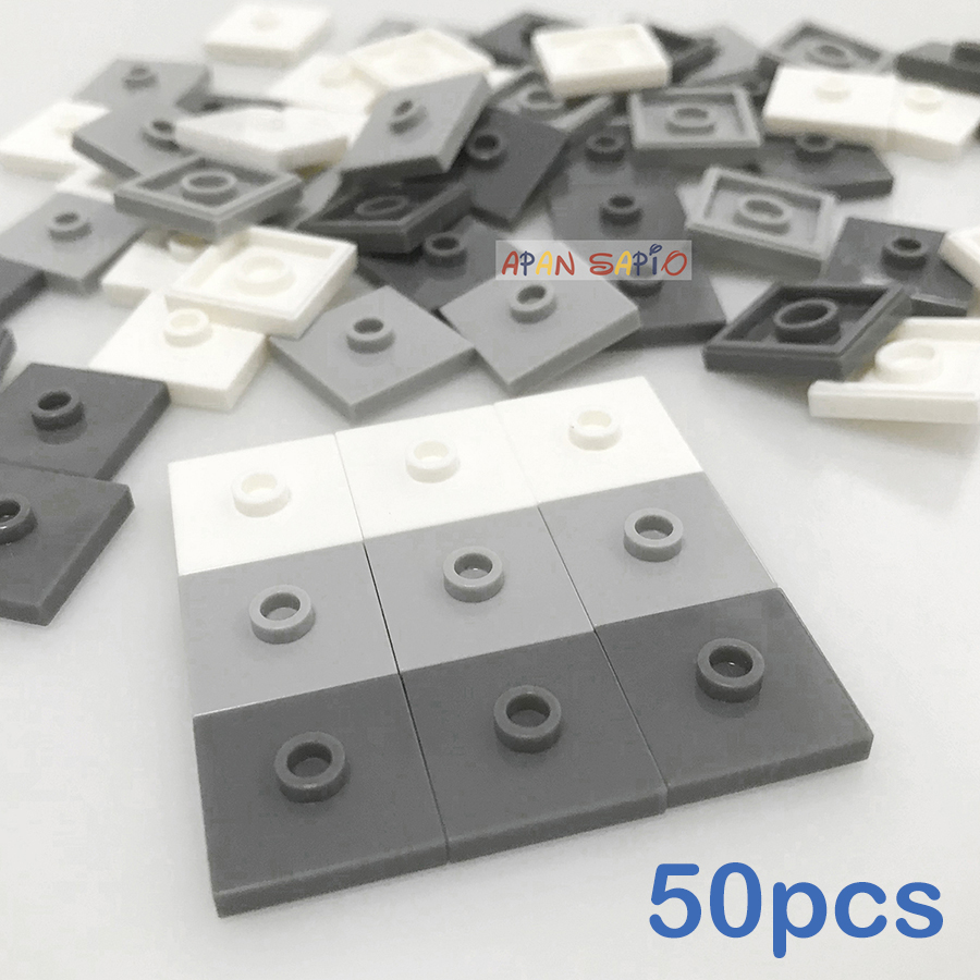 Lego Set City - 50pcs DIY Building Blocks นูนที่นั่งอิฐ 2x2