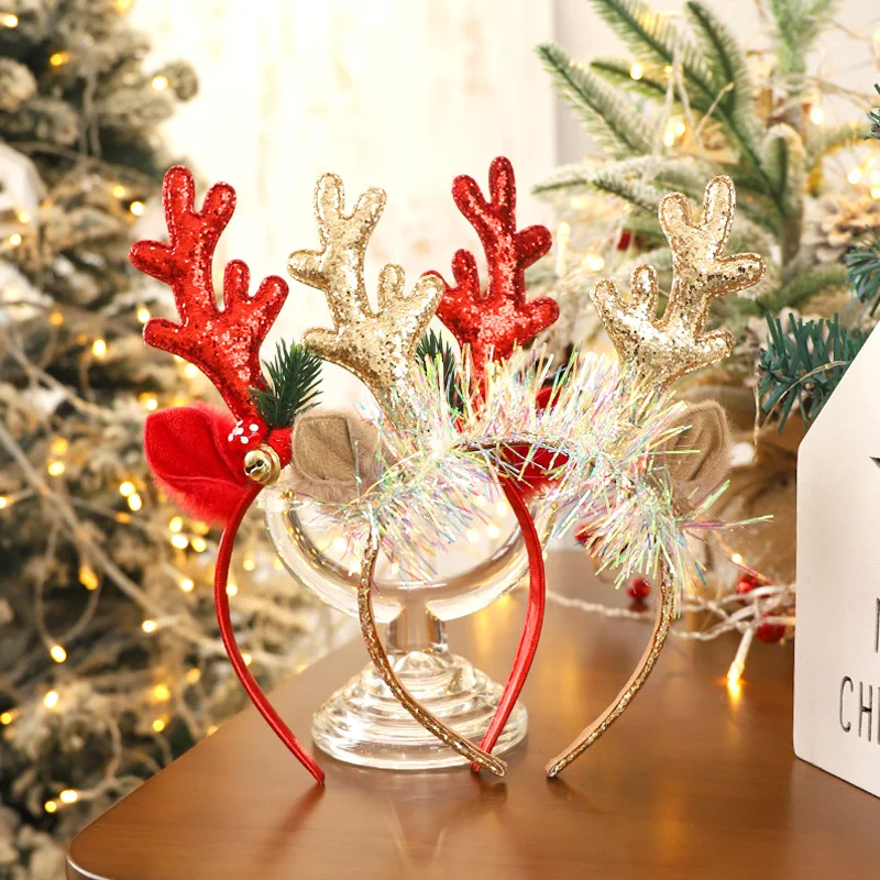 ที่คาดผมเขากวางเรนเดียร์ประดับ - Reindeer Antlers Headband บทวิจารณ์และราคา