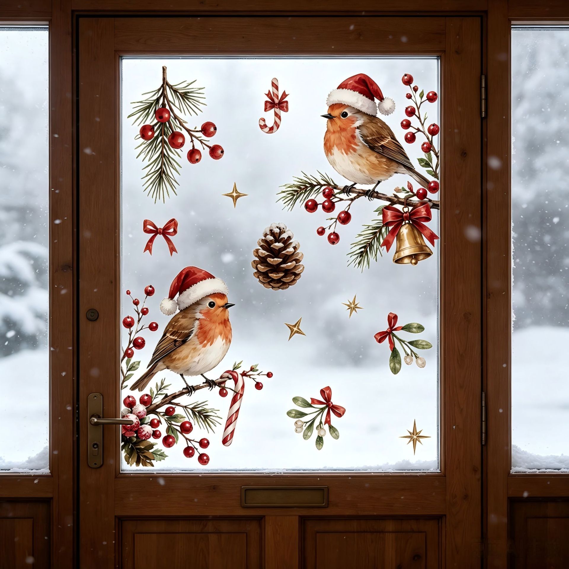 สติ๊กเกอร์ติดหน้าต่างสำหรับเทศ - Snowflake Window Decal บทวิจารณ์และราคา