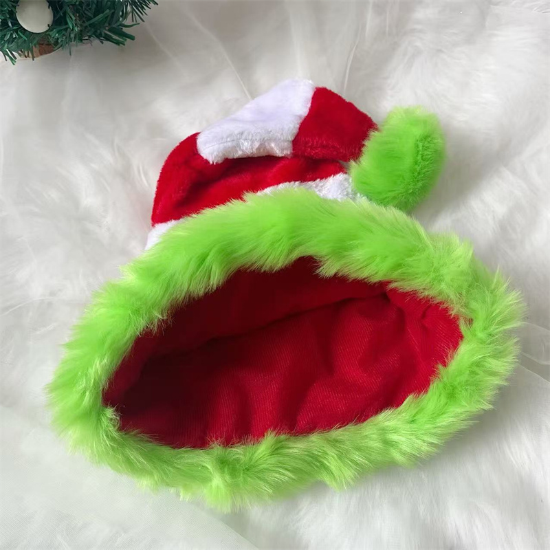 หมวกซานตาคลอสแบบต่อชิ้น หมวกผ้ - Santa Hat Plush บทวิจารณ์และราคา