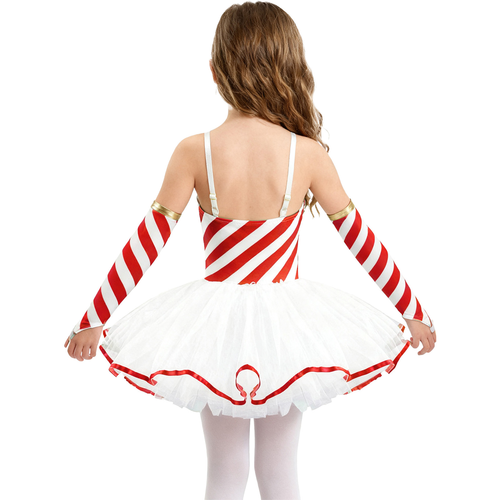 ชุดเดรสเต้นรำสำหรับเด็กผู้หญิง - Elf Costume Christmas บทวิจารณ์และราคา