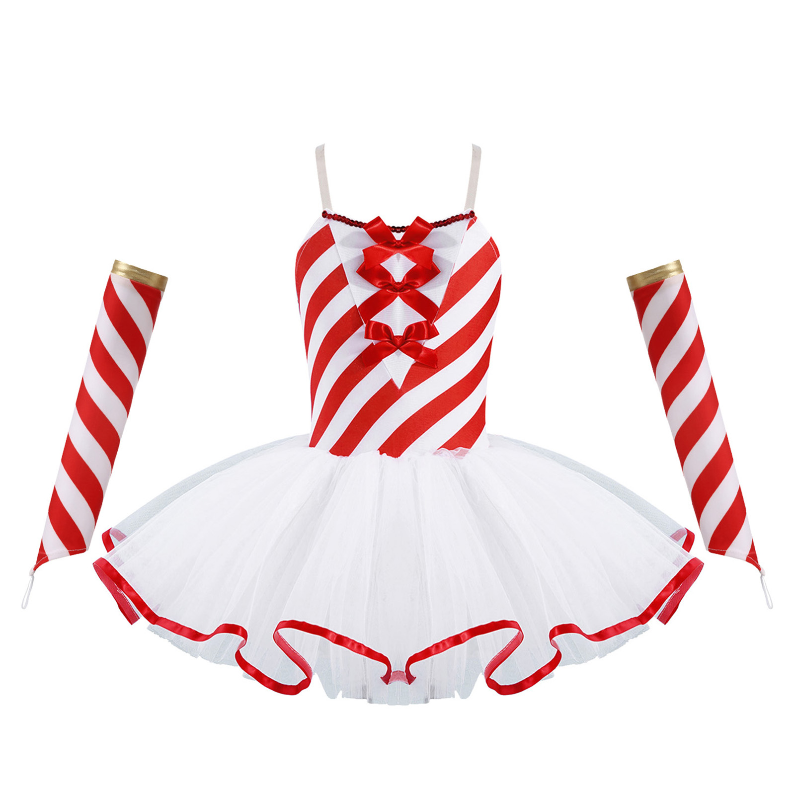 ชุดเดรสเต้นรำสำหรับเด็กผู้หญิง - Elf Costume Christmas บทวิจารณ์และราคา