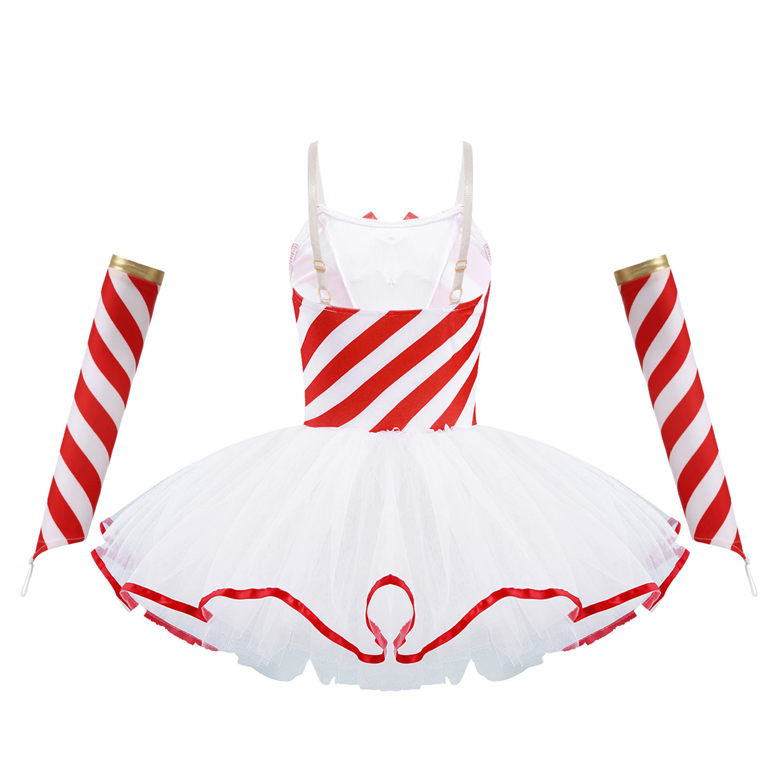 ชุดเดรสเต้นรำสำหรับเด็กผู้หญิง - Elf Costume Christmas บทวิจารณ์และราคา
