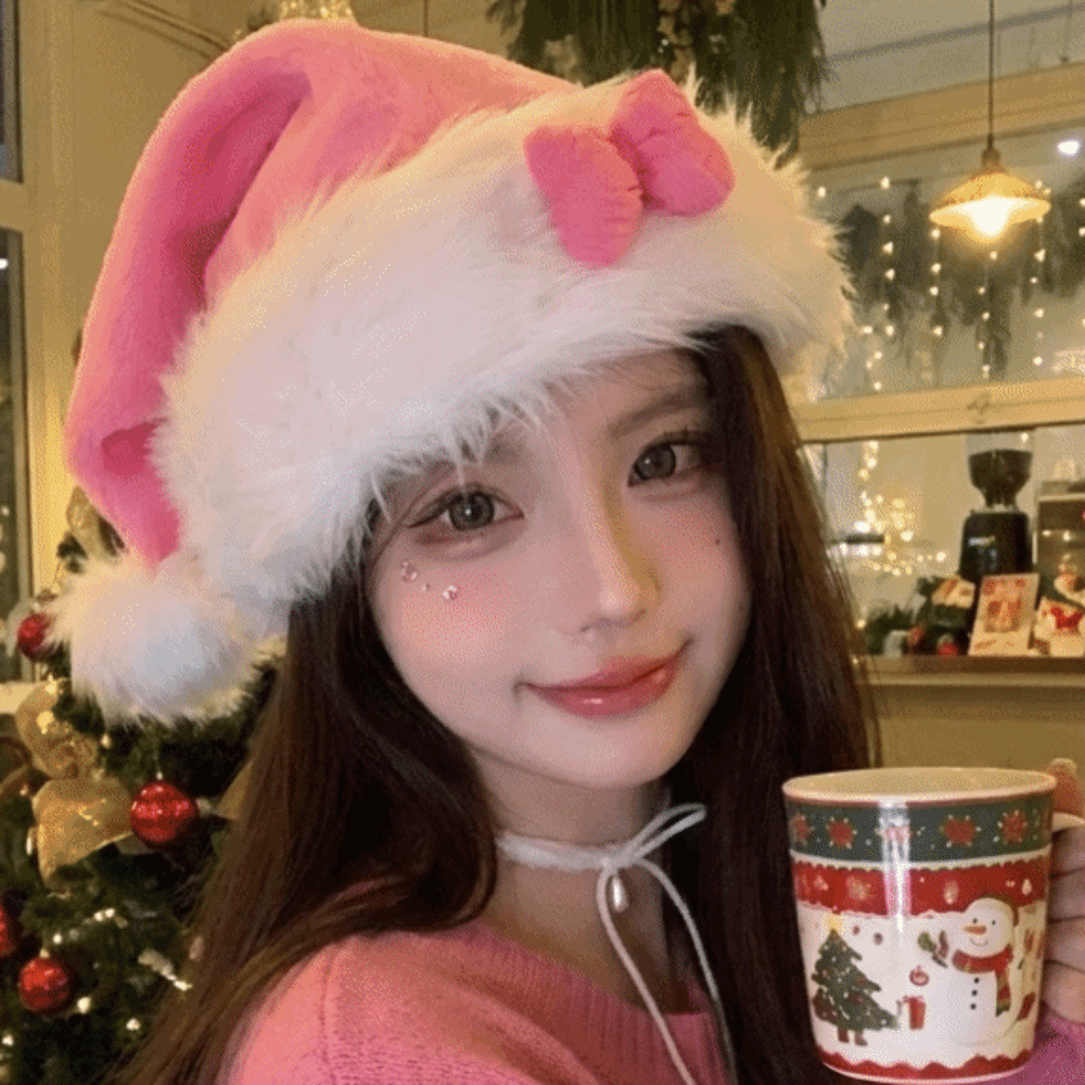 หมวกซานต้าลายดาวสุดเก๋พร้อมโบว - Santa Hat Plush บทวิจารณ์และราคา