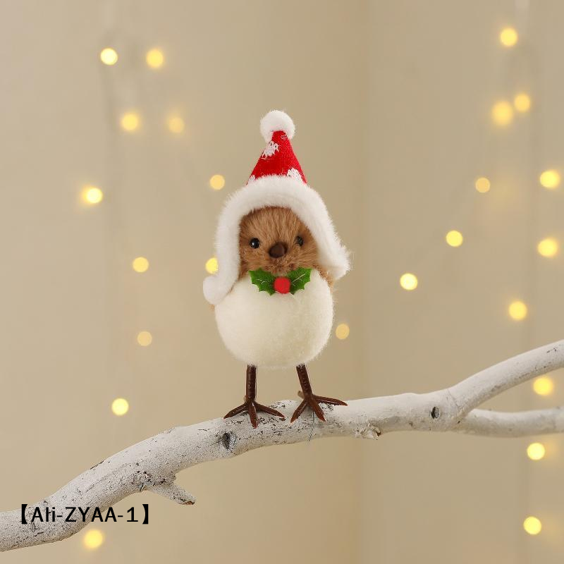 【A】ของตกแต่งตุ๊กตานกผ้ากำมะหยี - Santa Hat Plush บทวิจารณ์และราคา