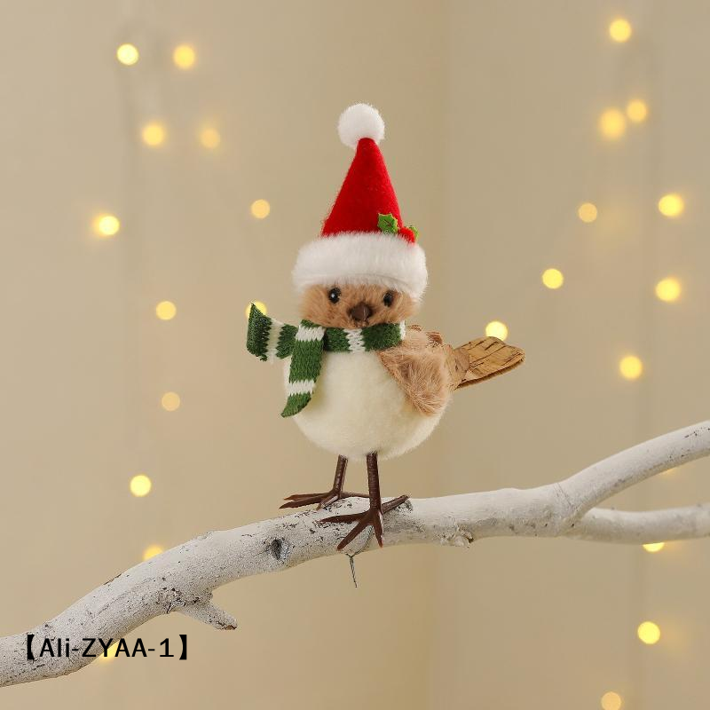 【A】ของตกแต่งตุ๊กตานกผ้ากำมะหยี - Santa Hat Plush บทวิจารณ์และราคา
