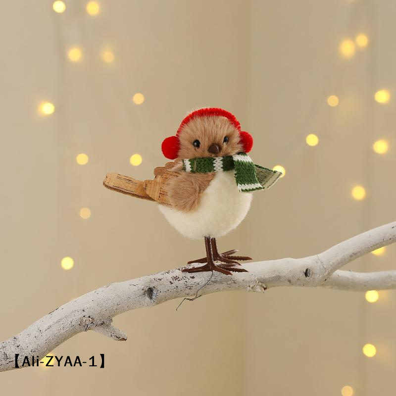 【A】ของตกแต่งตุ๊กตานกผ้ากำมะหยี - Santa Hat Plush บทวิจารณ์และราคา