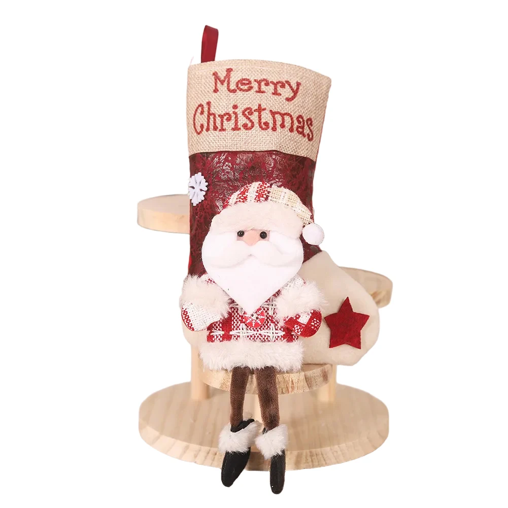 ถุงเท้าคริสต์มาสซานต้าขนาดใหญ่ - Christmas Stocking Hanging บทวิจารณ์และราคา