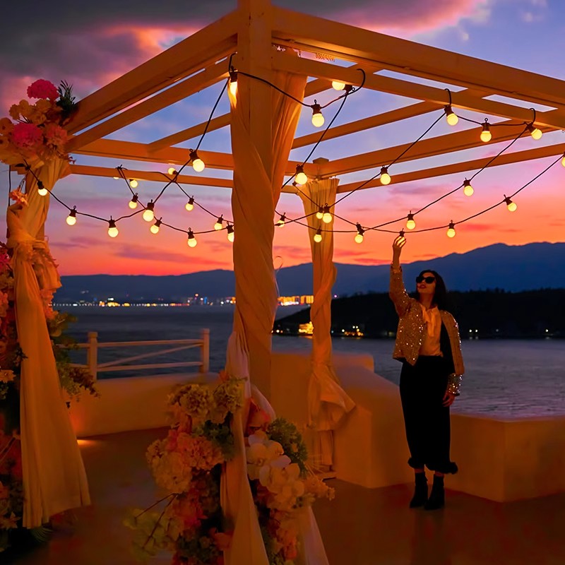 LED พลังงานแสงอาทิตย์กลางแจ้งก - Christmas Lights Outdoor บทวิจารณ์และราคา
