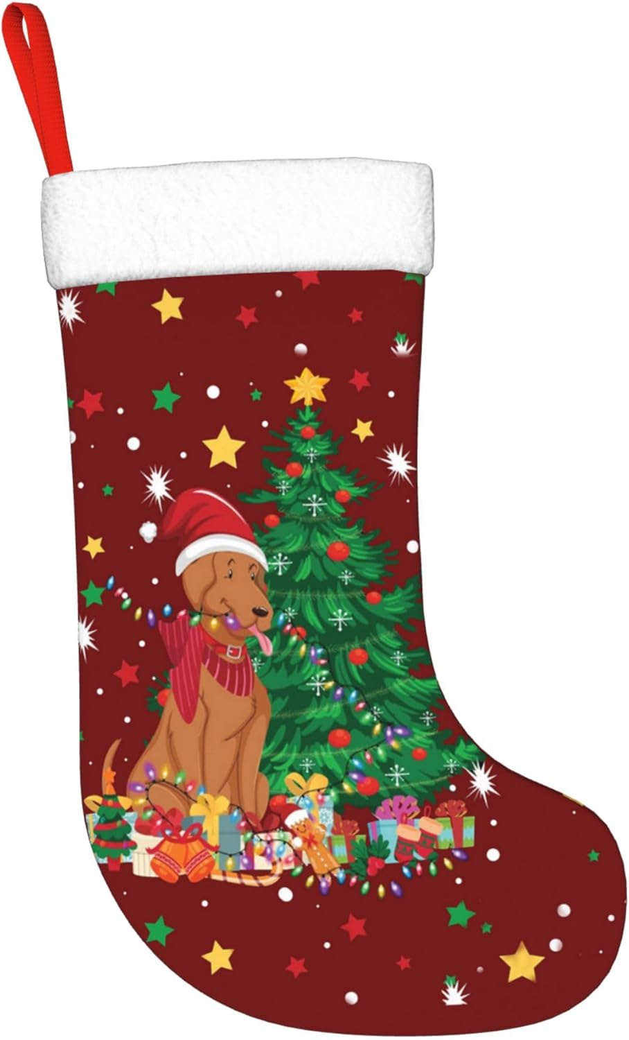 ถุงเท้าคริสต์มาสลายไฟสำหรับแขว - Christmas Stocking Hanging บทวิจารณ์และราคา